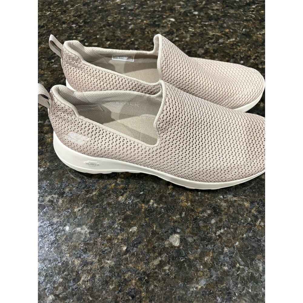 Skechers GO WALK Joy Women's Slip-On Walking Shoes Beige Size 7.5 - Picture 4 of 8